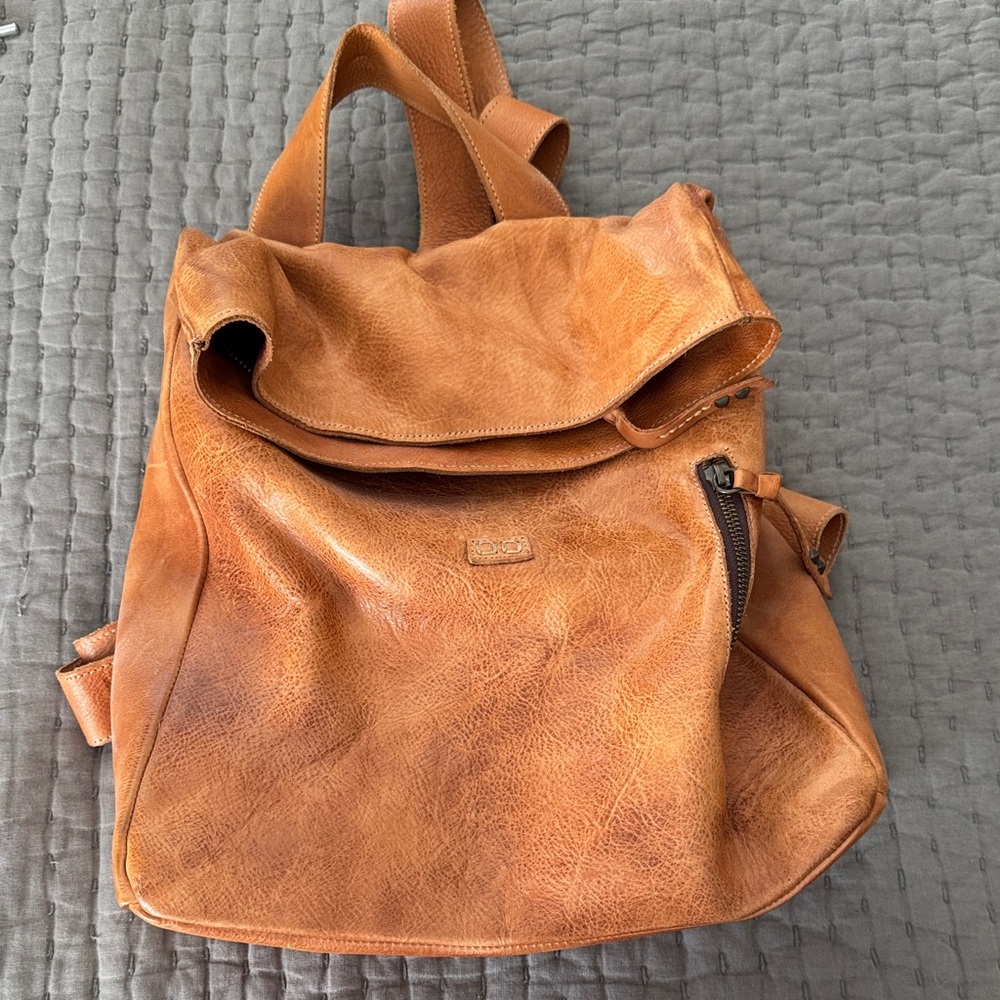 BED|STU Tan Leather Howie Backpack